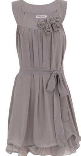 gray dress