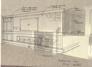 Fireplace sketch 1